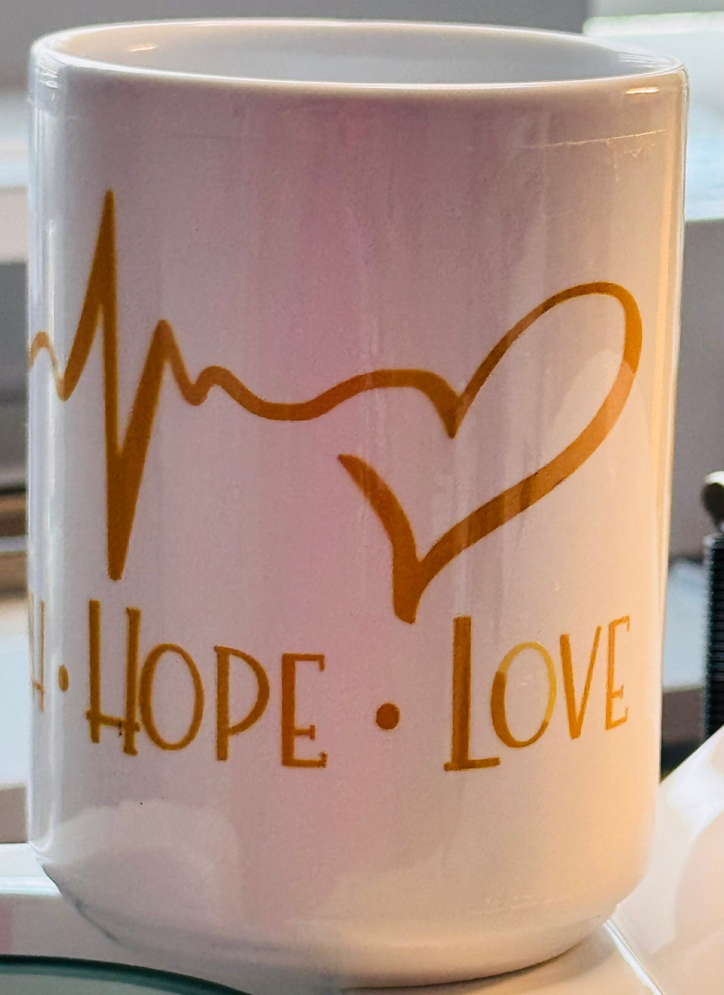 15 oz Faith Hope Love Mug image 1