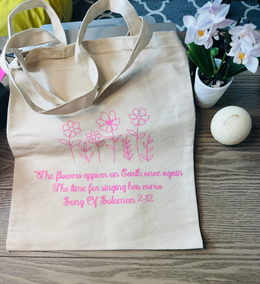The Time For Singing Has Come Bag