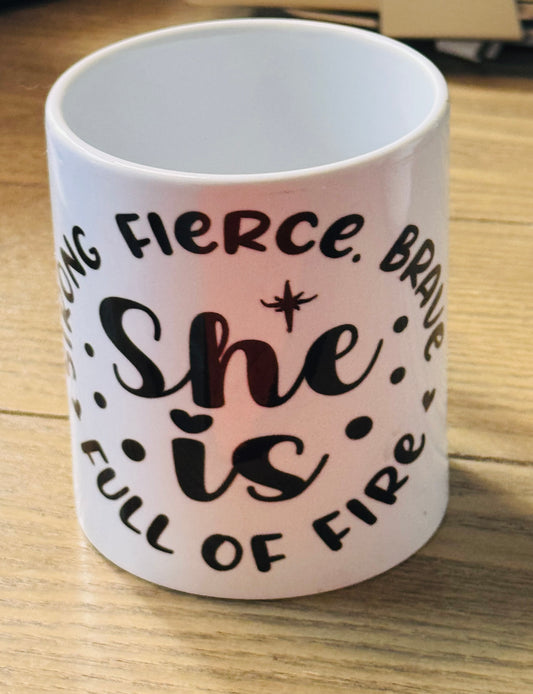 12 oz She is Mug