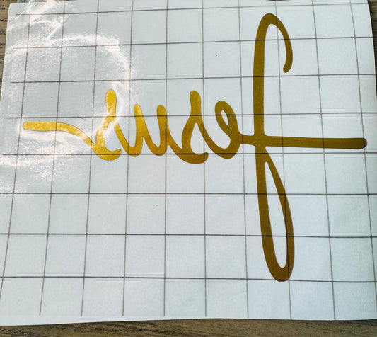 Jesus Decal