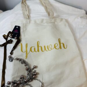 Yahweh on a bag.