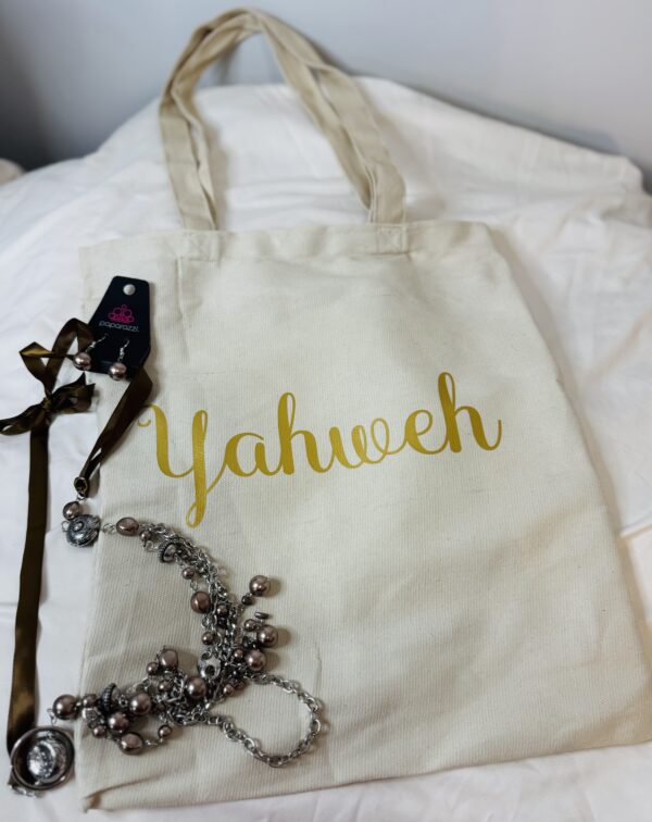 Yahweh on a bag.